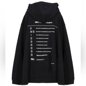 MM6 Maison Margiela Oversized Graphic Hoodie